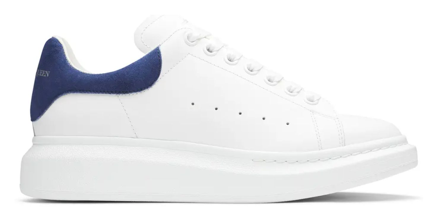 Alexander McQueen Oversized Sneaker &#39;White Paris Blue&#39; 2019