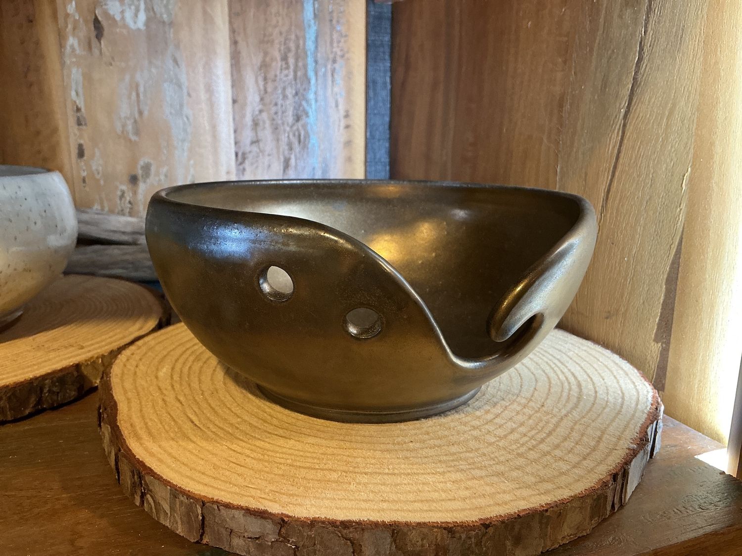 Pottery Yarn Bowl Copper Color