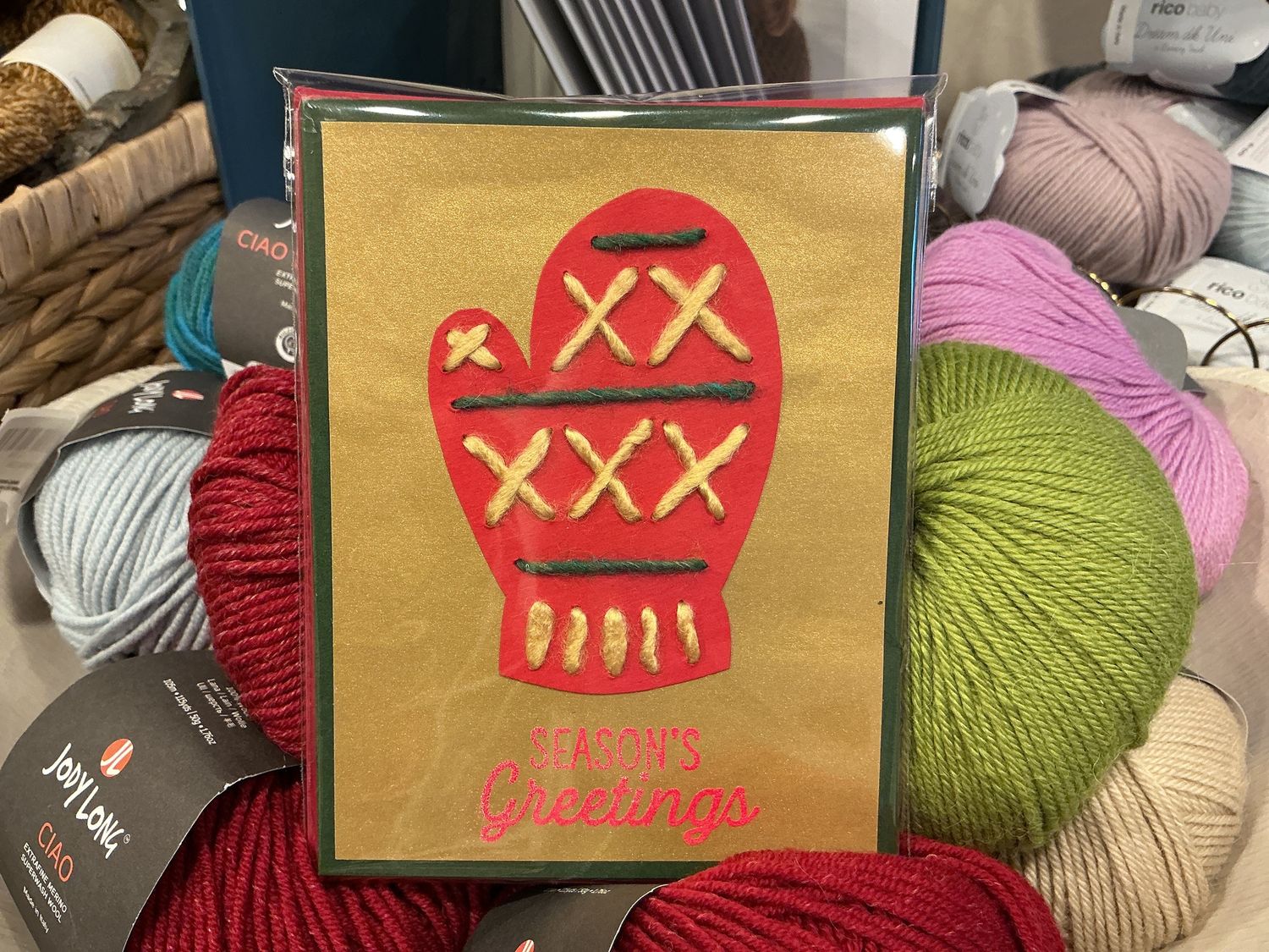 Holiday Cards Mitten (4 Pack)