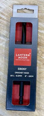 Single End Ebony Crochet Hook : L (8.0mm)