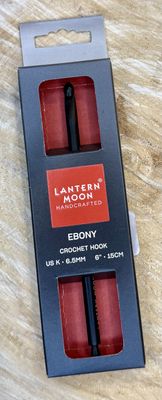 Single End Ebony Crochet Hook : K (6.5mm)