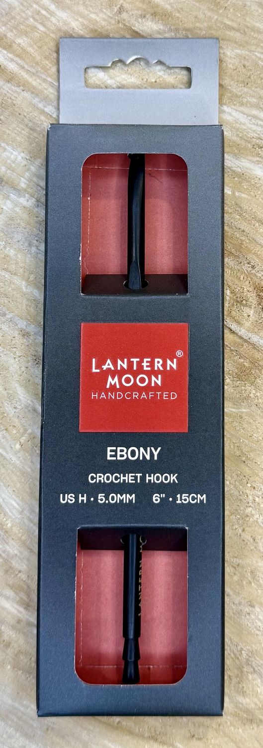 Single End Ebony Crochet Hook : H (5.0mm)