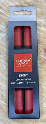 Single End Ebony Crochet Hook : 7 (4.5mm)