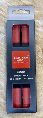 Single End Ebony Crochet Hook : E (3.5mm)