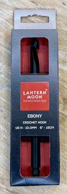 Single End Ebony Crochet Hook : N (10.0mm)