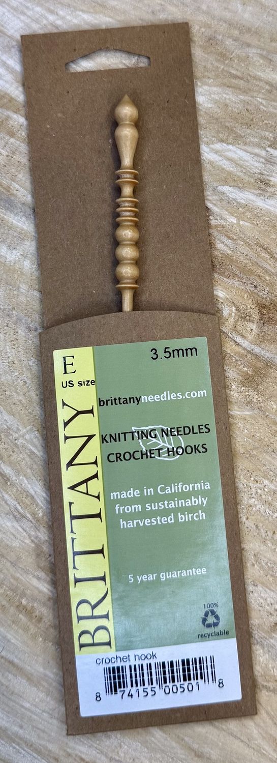 Crochet Hooks 7-1/2"- Birchwood : E US (3.5mm)