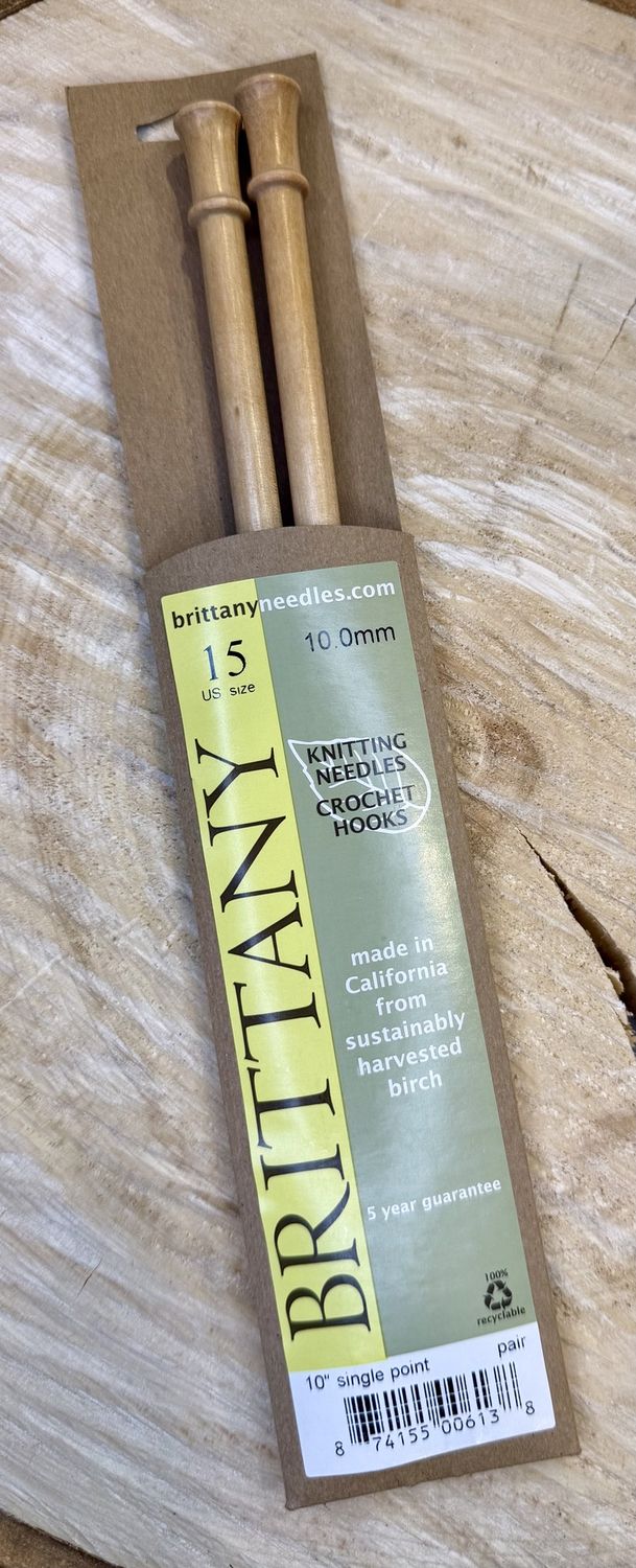 10" Single Point Needle - Birchwood : 15 US (10mm)