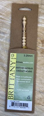 Crochet Hooks 7-1/2"- Birchwood : D US (3.25mm)