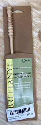 Crochet Hooks 7-1/2"- Birchwood : J US (6mm)