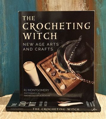 Crocheting Witch by Rj Montgomery
