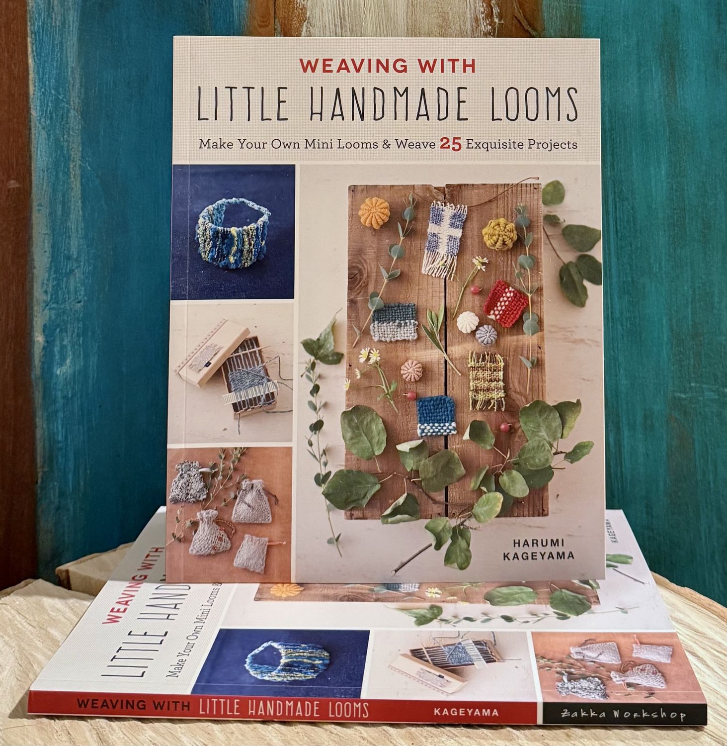 Weaving with Handmade Loom