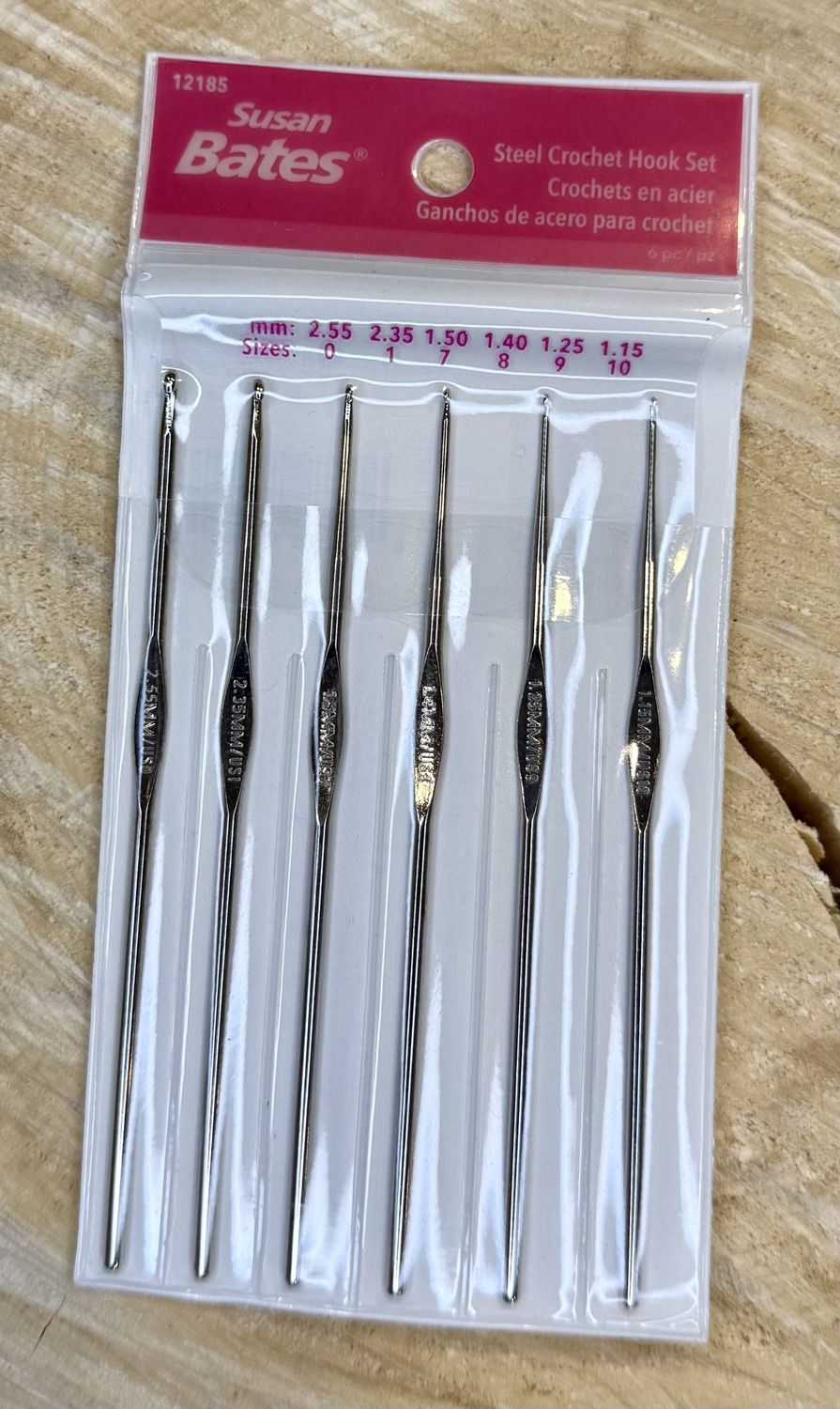 Steelite Crochet Hook Set 6 Sizes