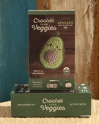 Crochet Veggies Avocado