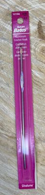 Silvalume - 6" Crochet Hook C (2.75mm)