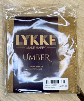 Umber 6” Crochet Hook Set Denim