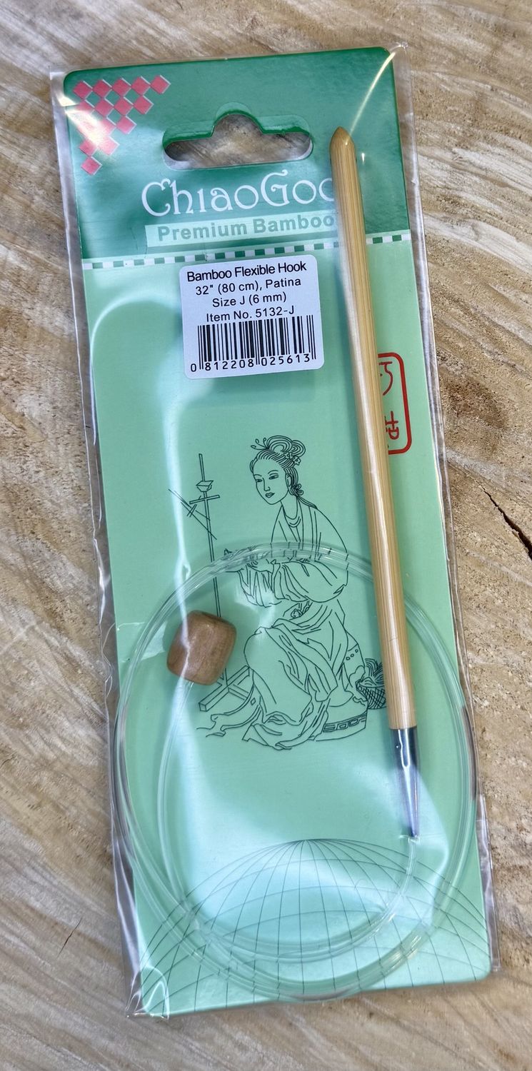 Bamboo - 32" Flexible Hook - J (6 mm)