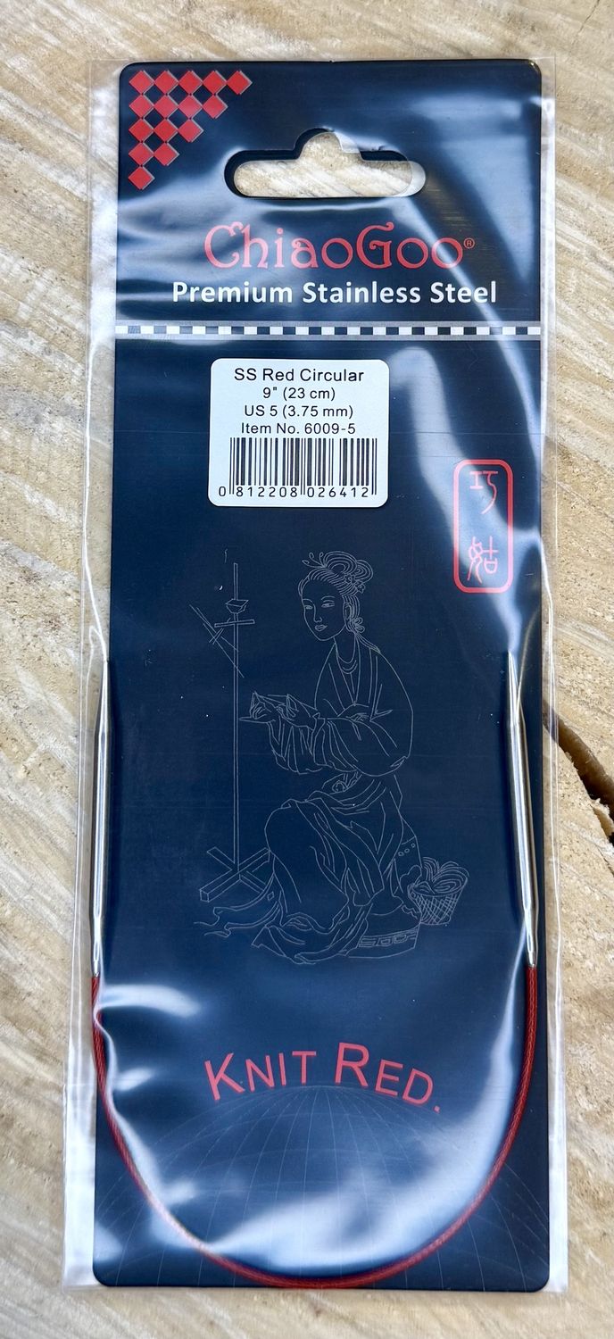 SS Red Circular 9" - US 5 (3.75mm)