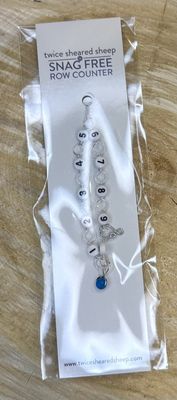 Row Counter Chain Medium Circle Turquoise