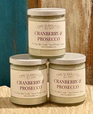 Cranberry &amp; Prosecco Candle