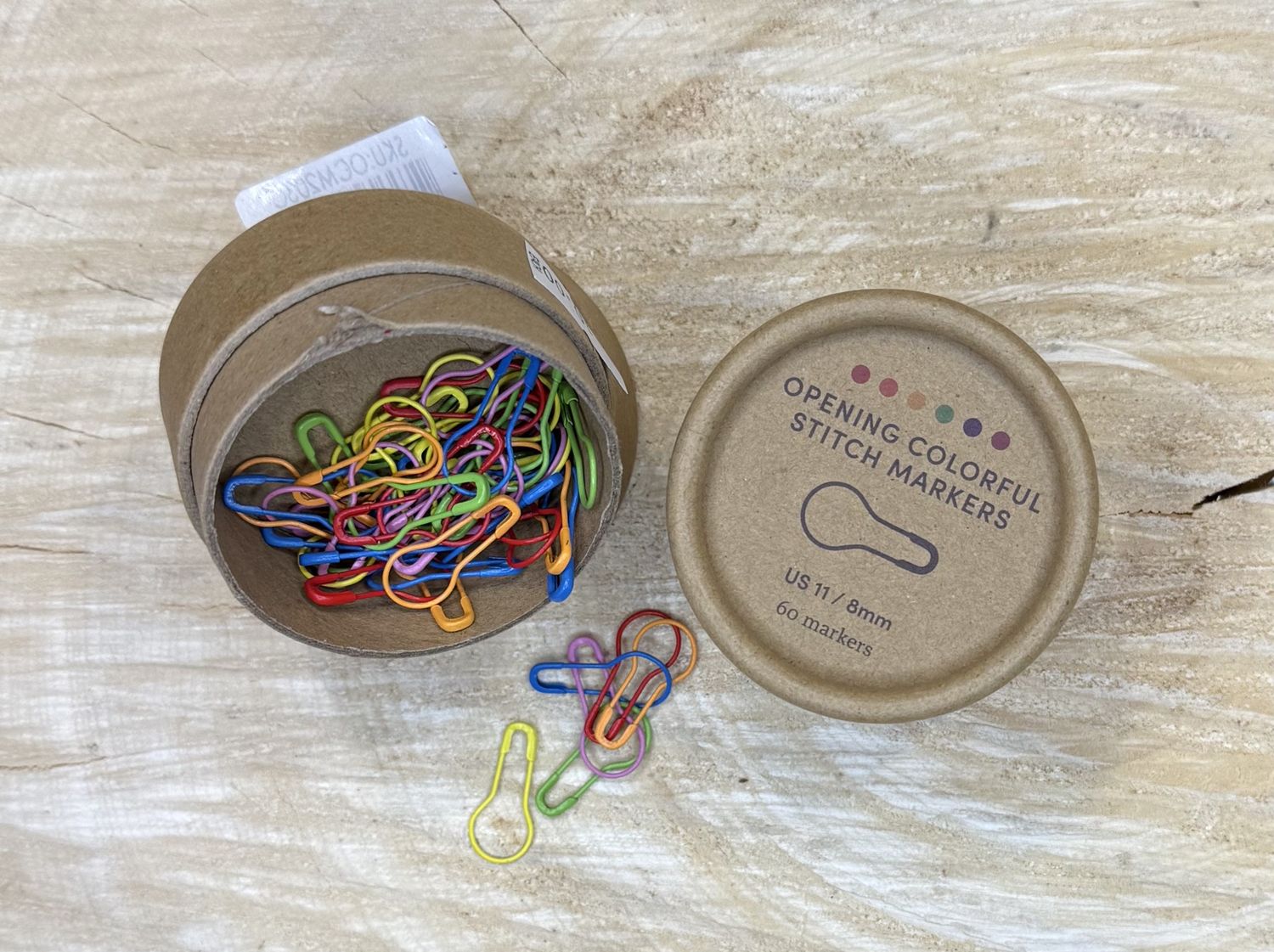 Opening Colorful Stitch Markers