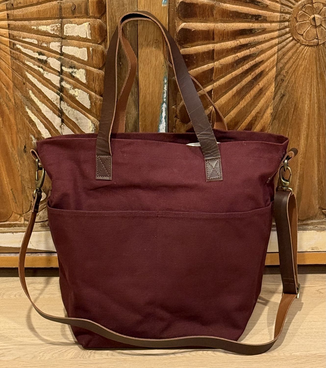 Canvas Crossbody Project Tote - Jam