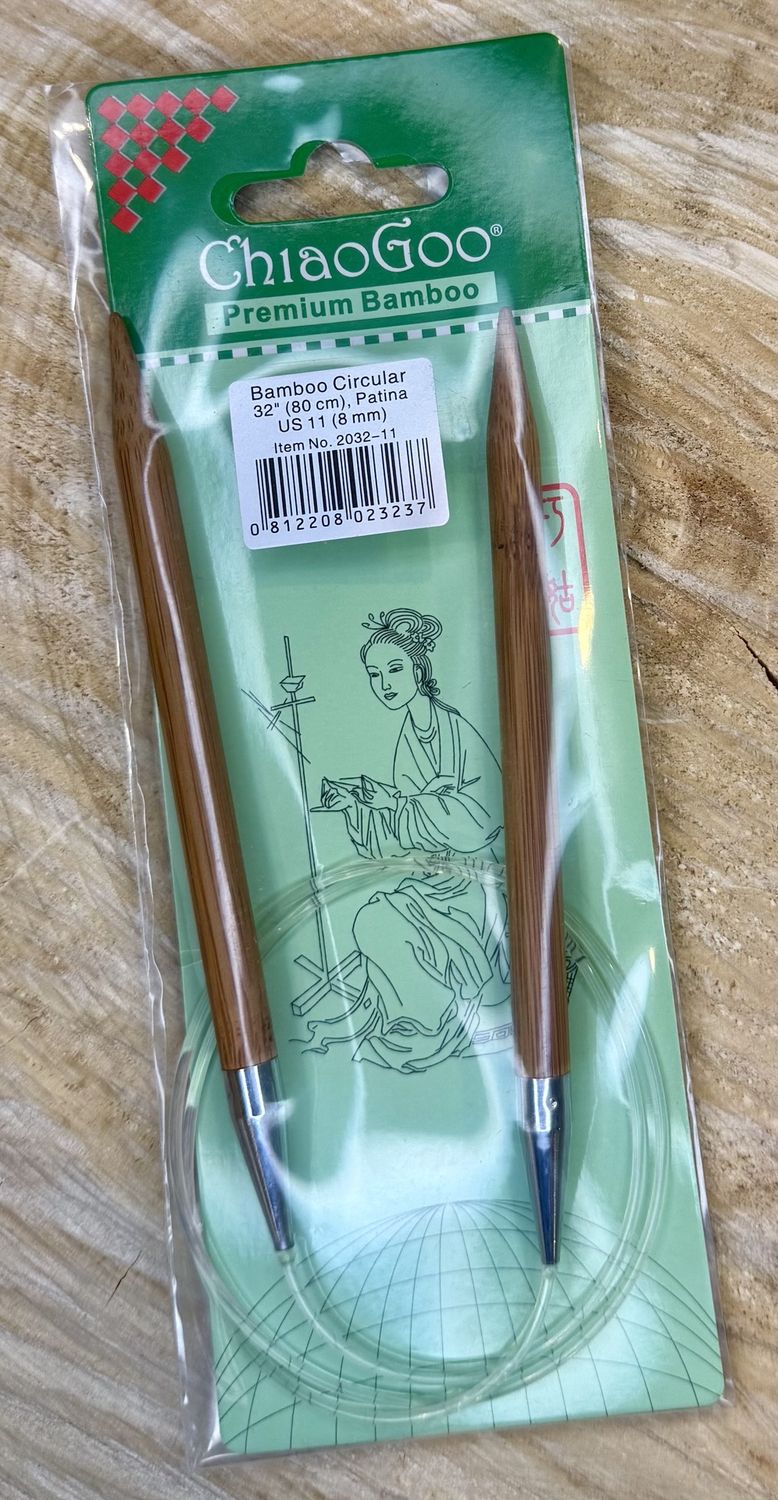 Bamboo Circular 32” US 11