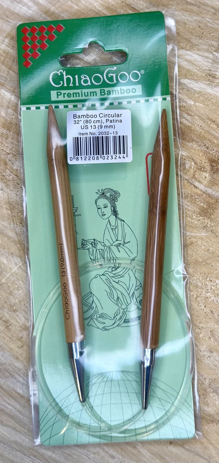 Bamboo Circular 32” US 13