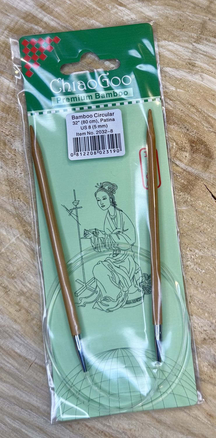 Bamboo Circular 32” US 8