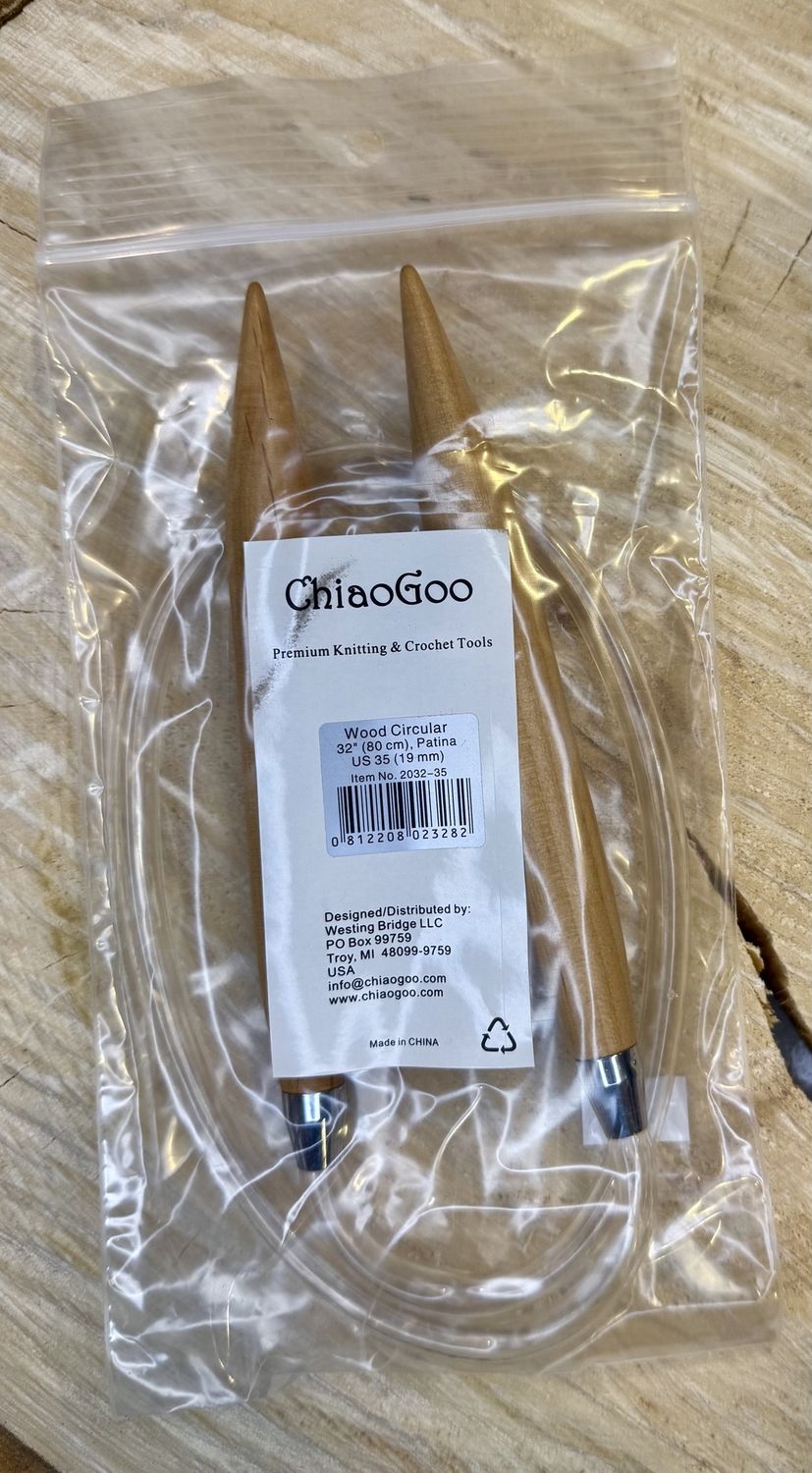 Bamboo Circular 32” US 35