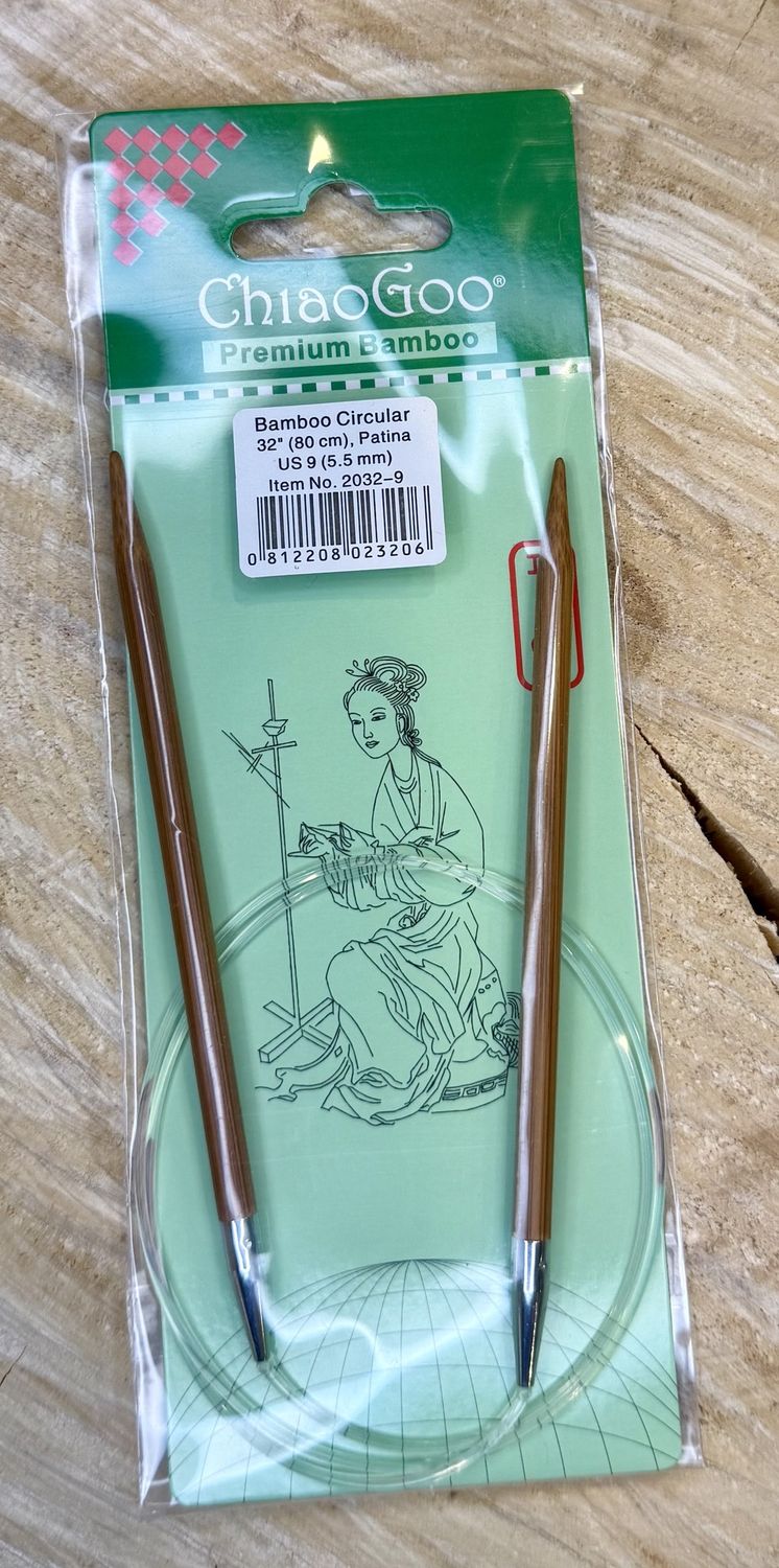 Bamboo Circular 32” US 9