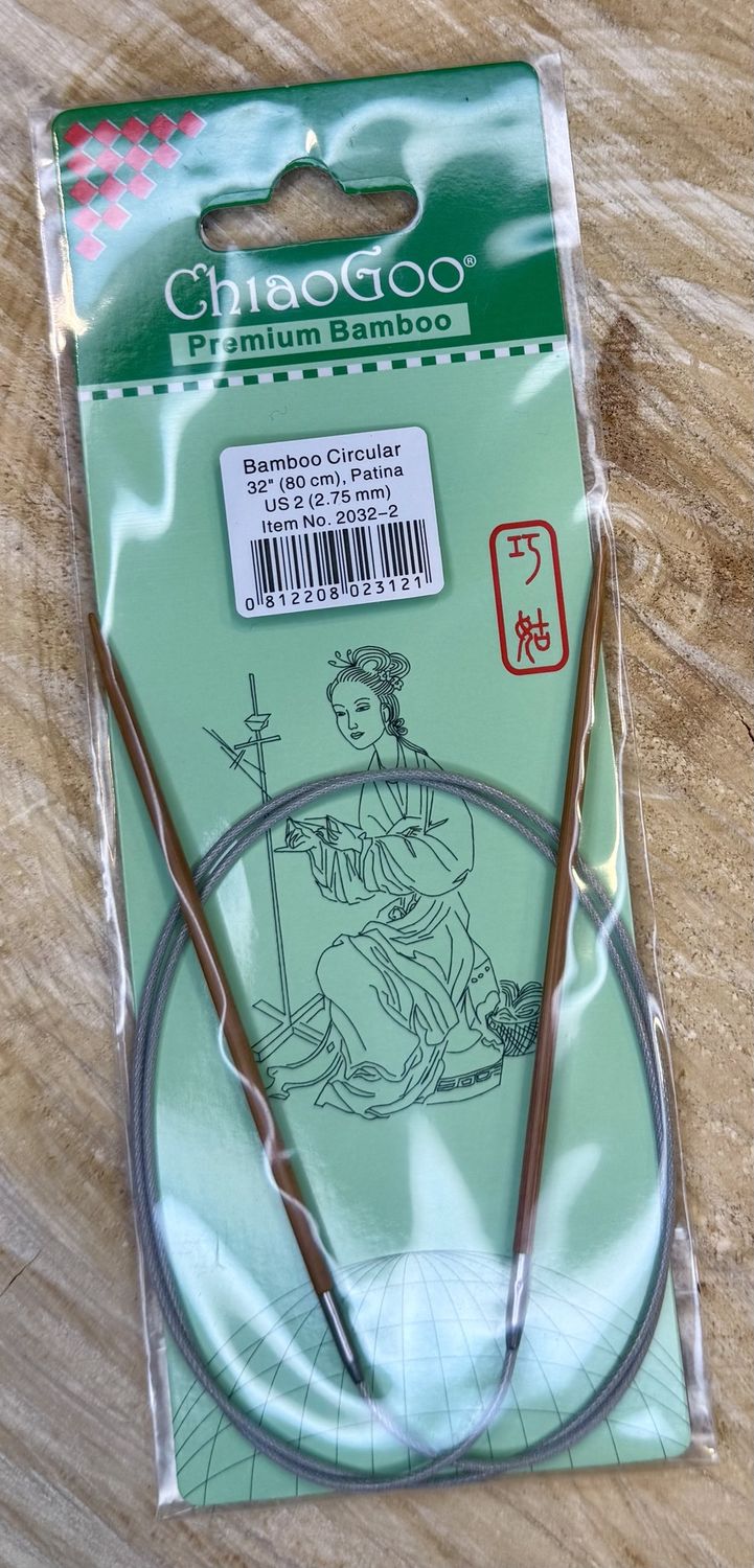 Bamboo Circular 32” US 2
