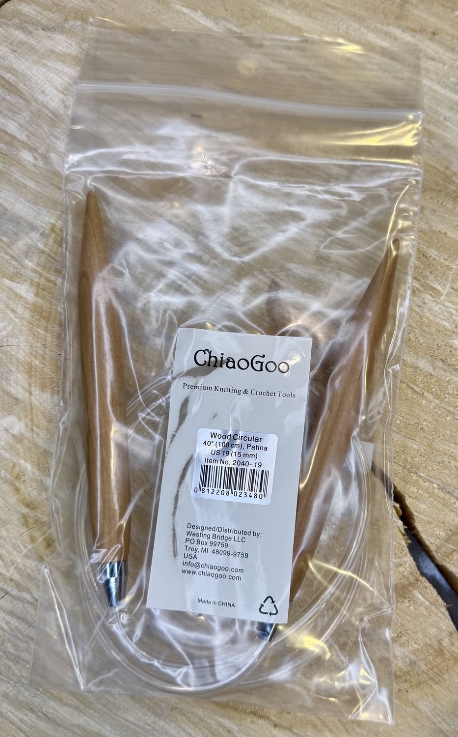 Bamboo 40” 19 US (15mm)