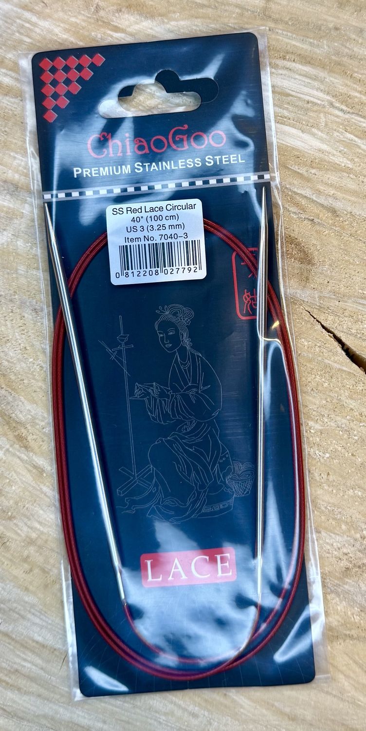 Lace - 40” Circular 3 US (3.25mm)
