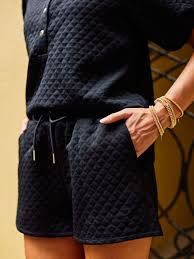 Mary Square Black Madelyn Shorts