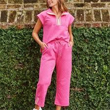 Mary Square Pink Porter Pants