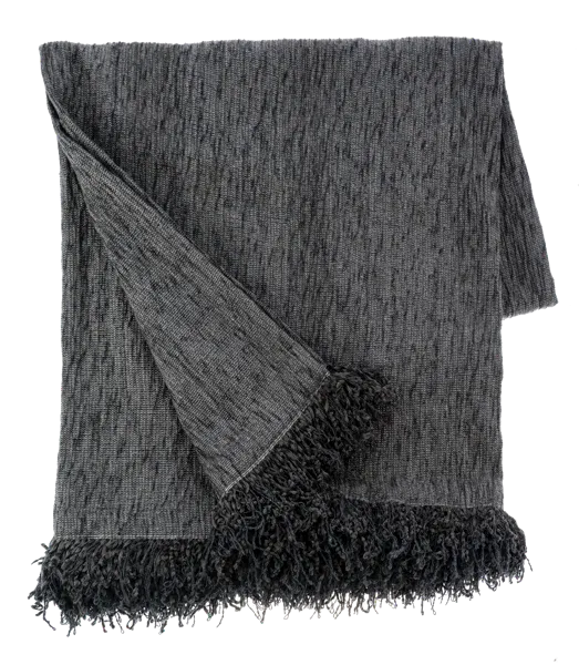 GANZ Charcoal Chenile Throw