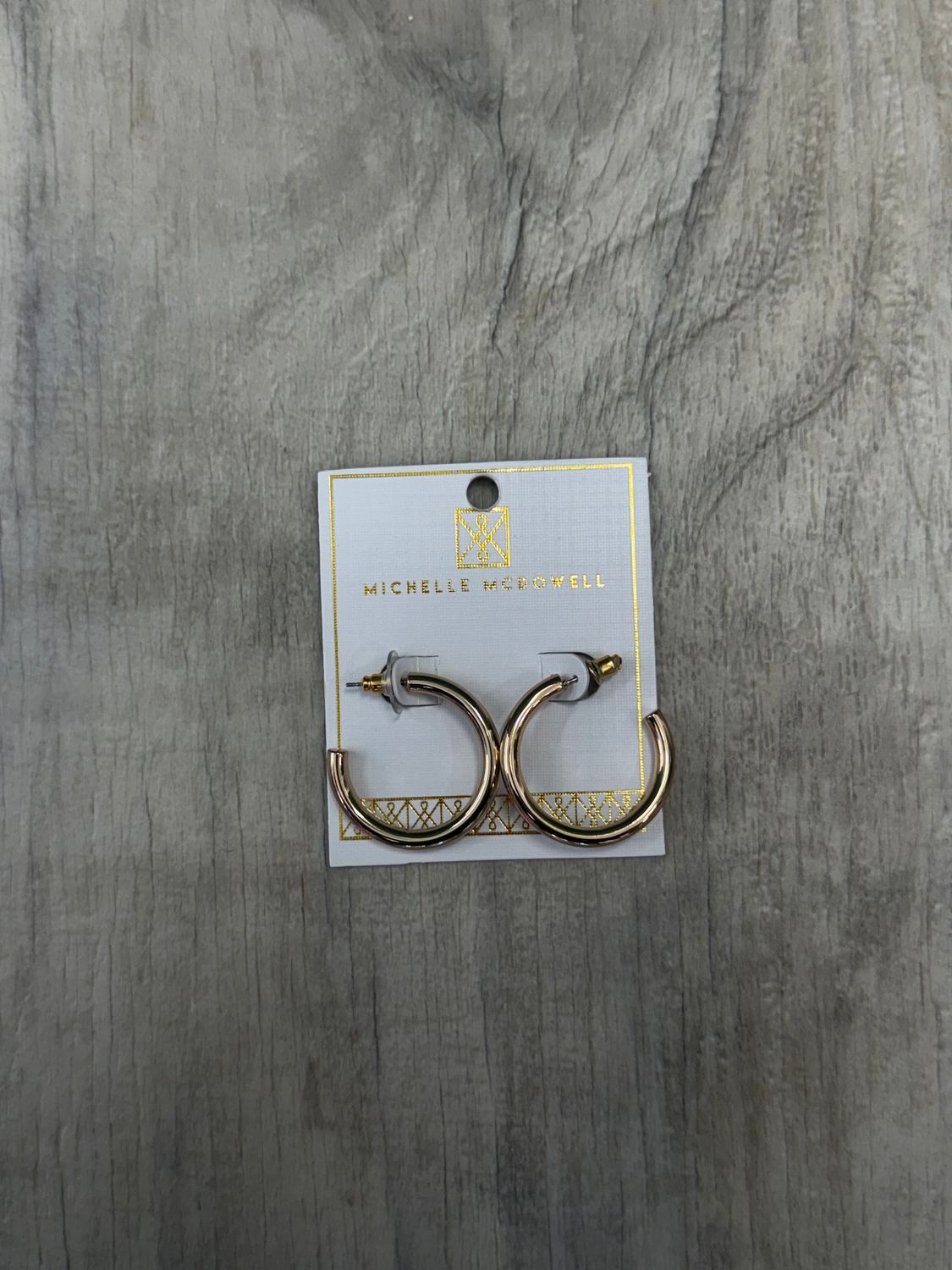 Michelle McDowell Cameron- Gold Shiny Earrings