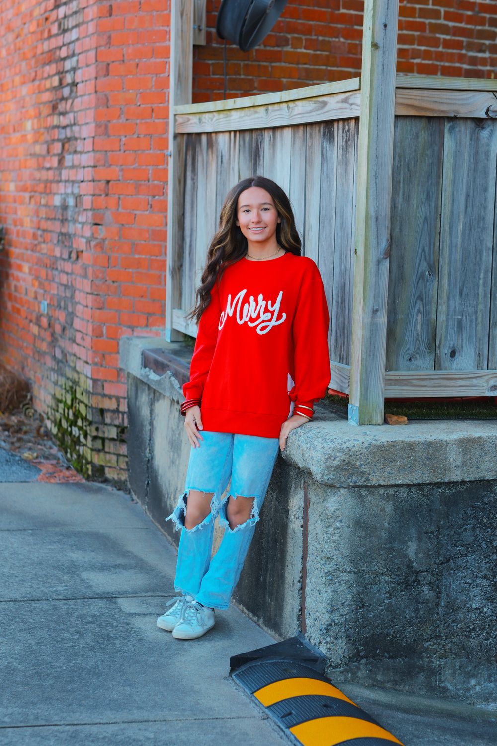 Merry Bow Sweatshirt