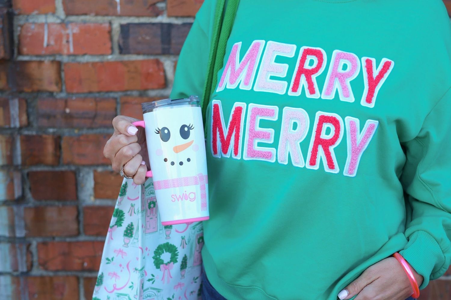 Merry Merry Sweatshirt Green