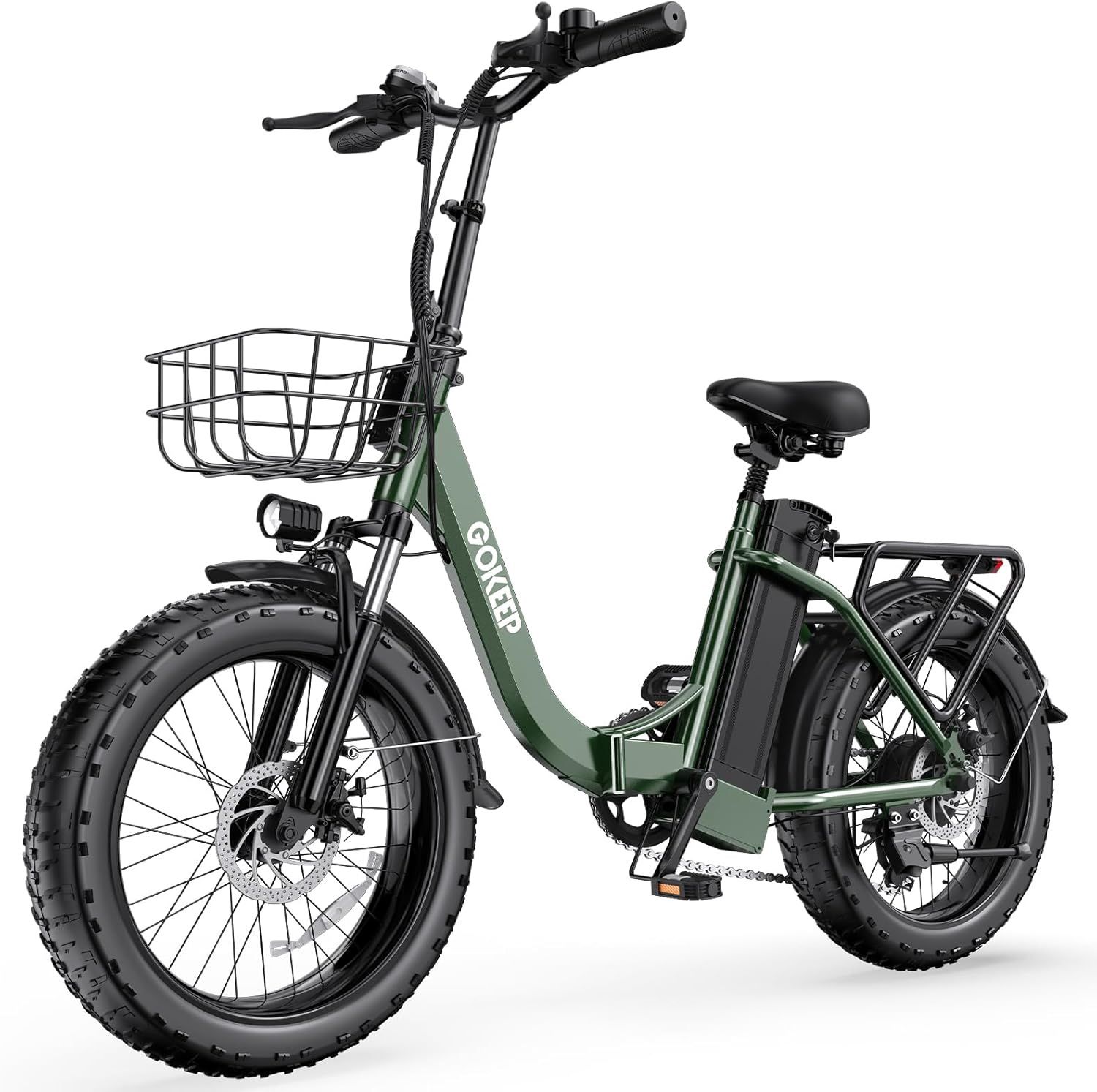 Gokeep 750W Folding 7 Speed Commute Mountain E-Bike