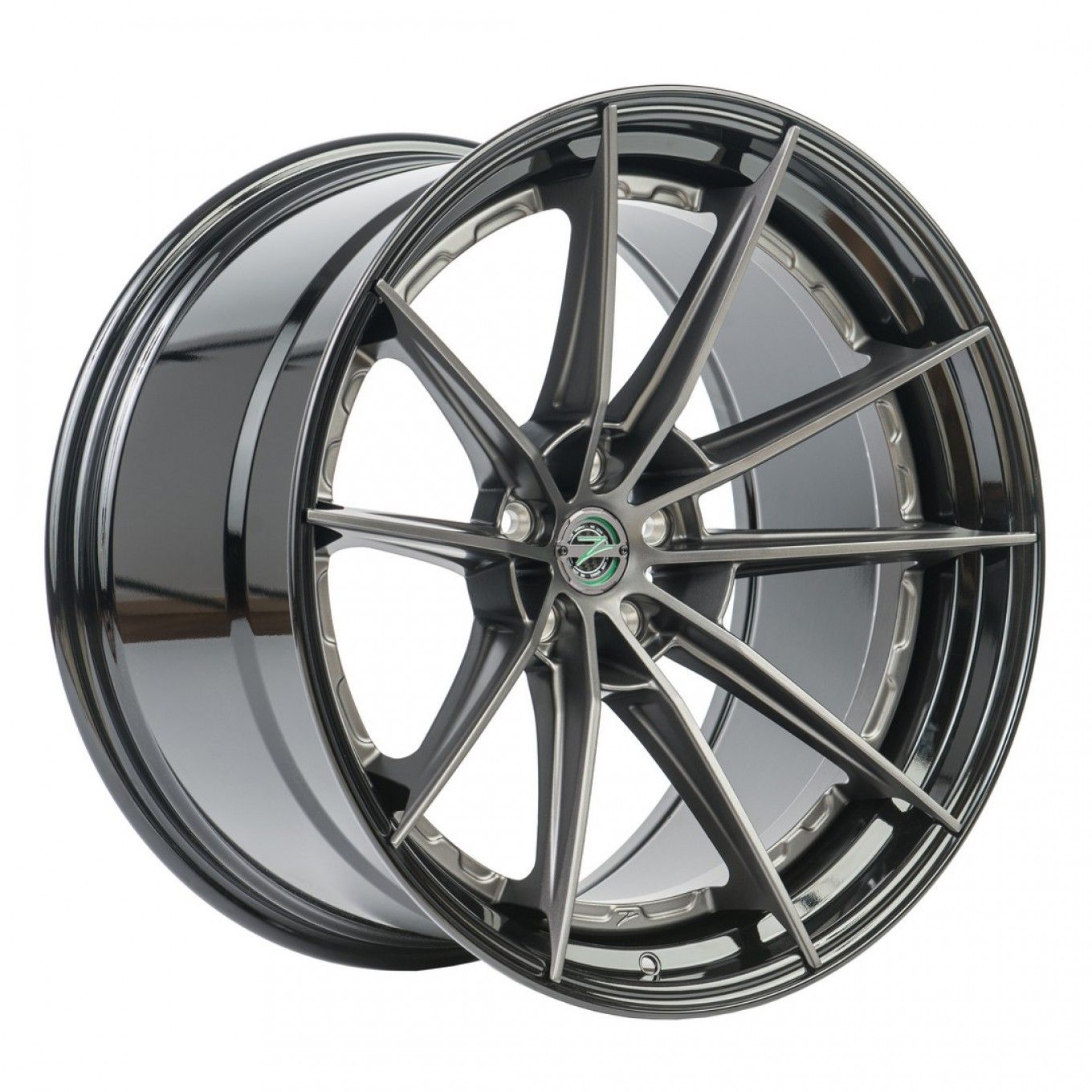 ZP.MODULAR 1 5x120 Gunmetal center / Gloss black lip