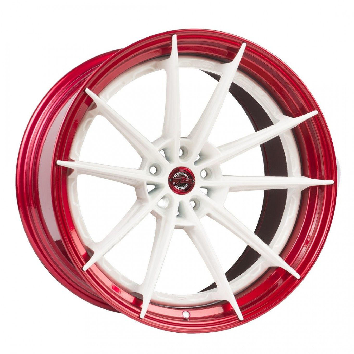 ZP.MODULAR 1 5x112 White center / Candy red lip
