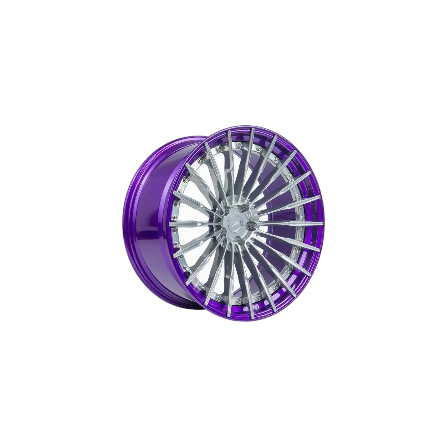 ZP.MODULAR 2 Pure Aluminium Center - Purple Lip