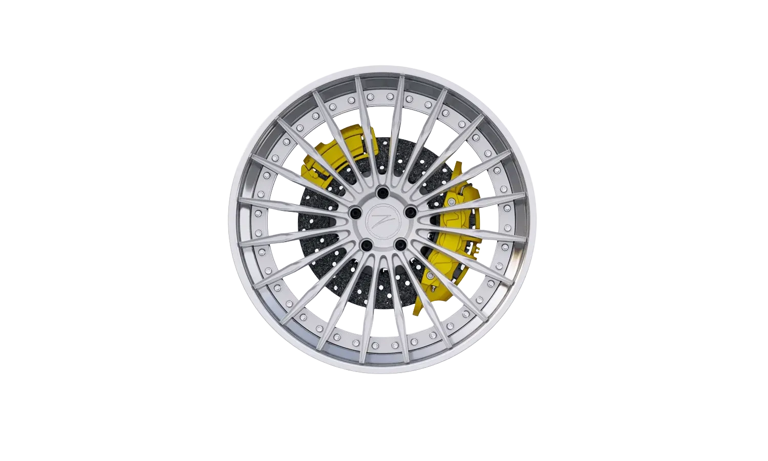 ZP.MODULAR 2 Pure Aluminium Center - Pure Aluminium Lip