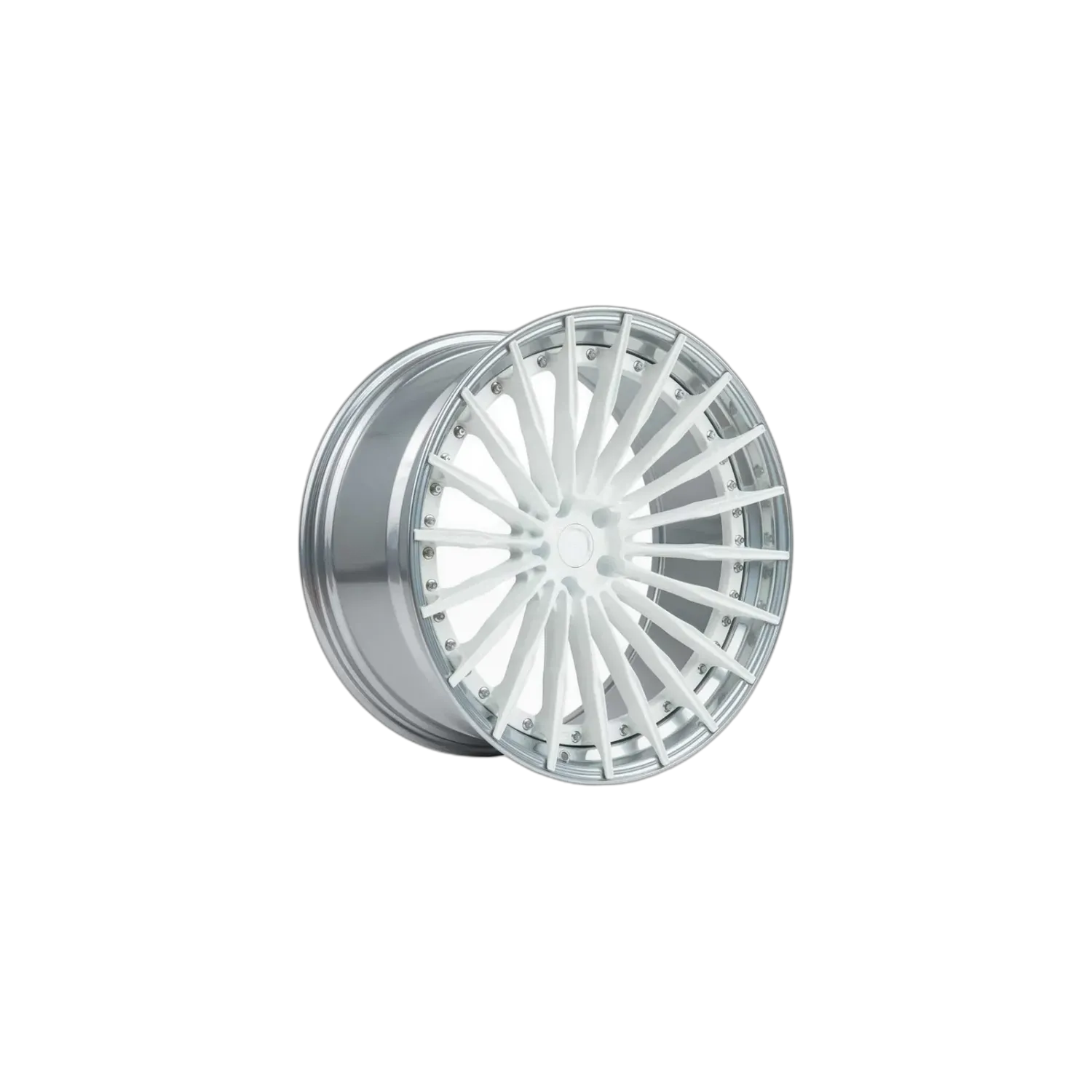 ZP.MODULAR 2 Pure White Center - Pure Aluminium Lip