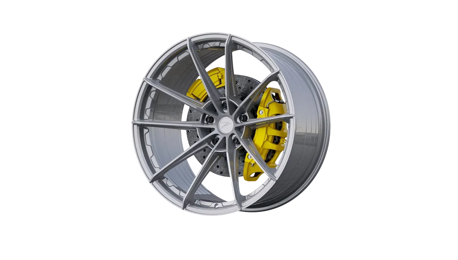 ZP.MONO 2 Ultra Concave Sparkling silver