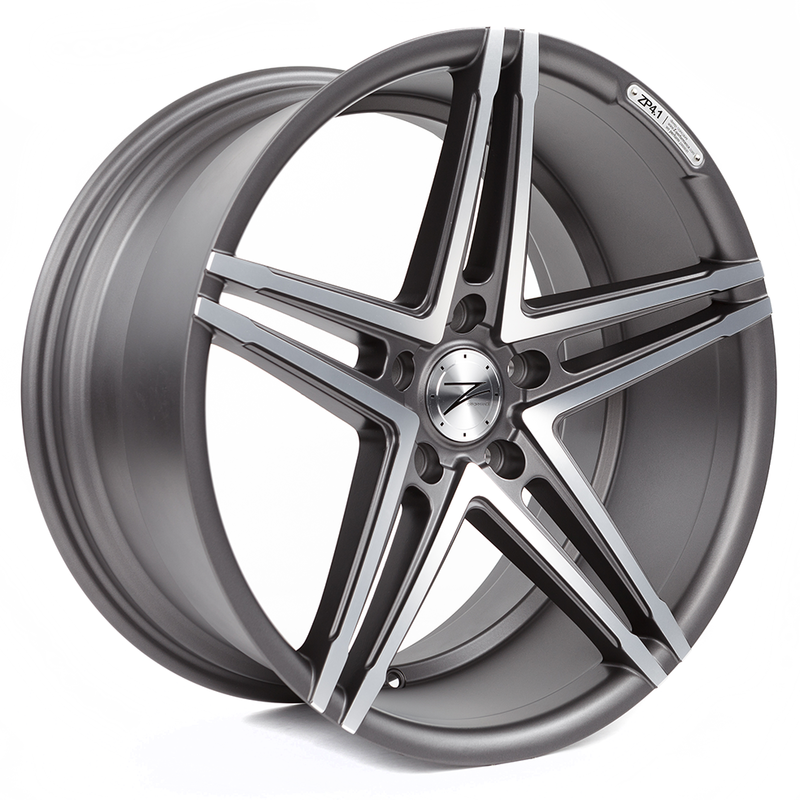 Z-Performance ZP4.1 8.5x19 ET45 5x112 Matte Gunmetal Polish