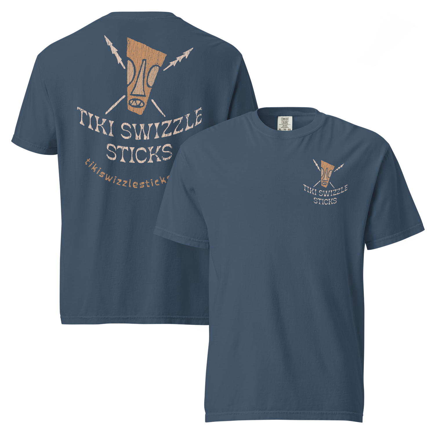 Tiki Swizzle Sticks Premium LOGO Tee