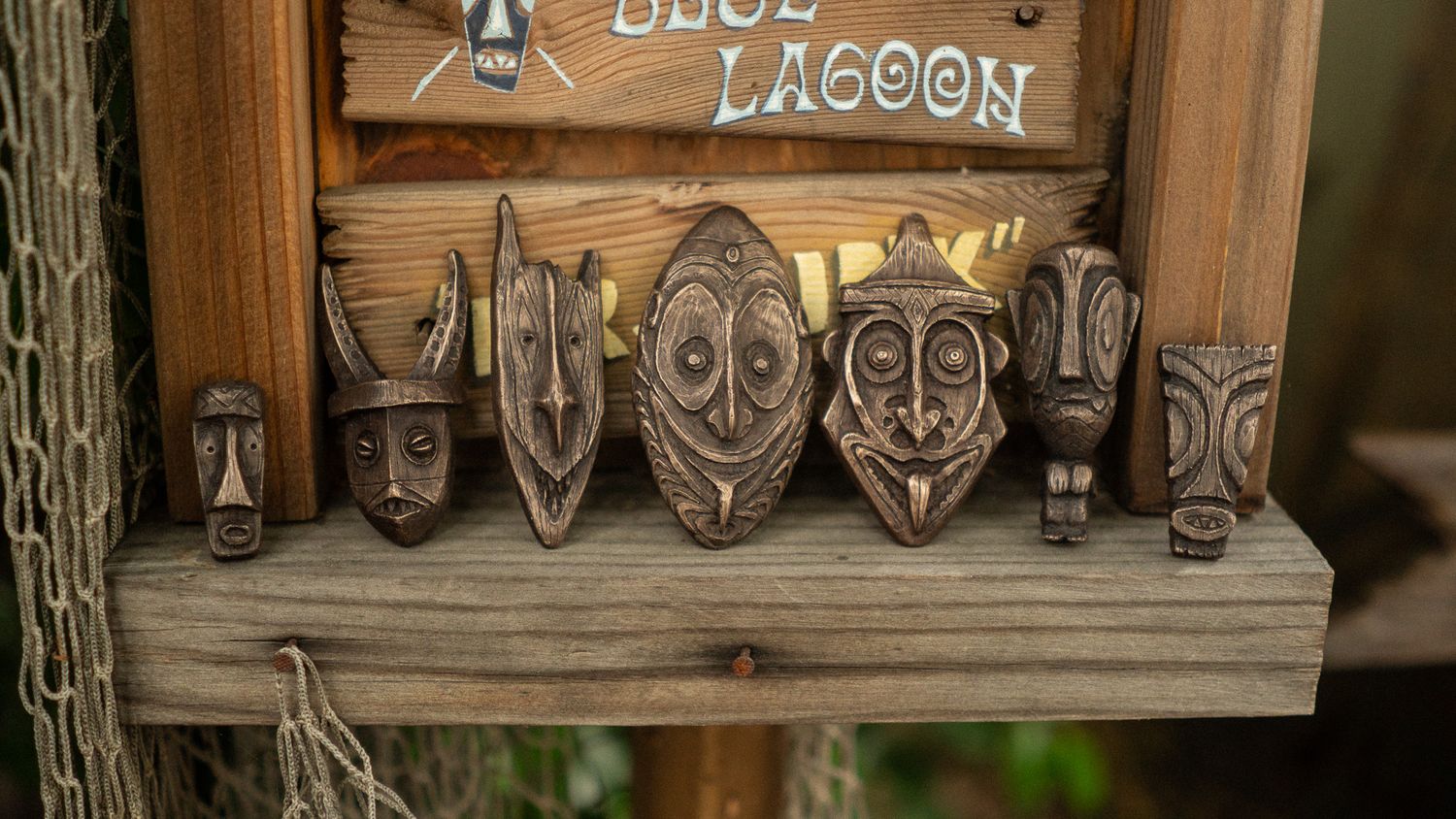 Cold cast Bronze TIKI PINS, Handmade in the USA
