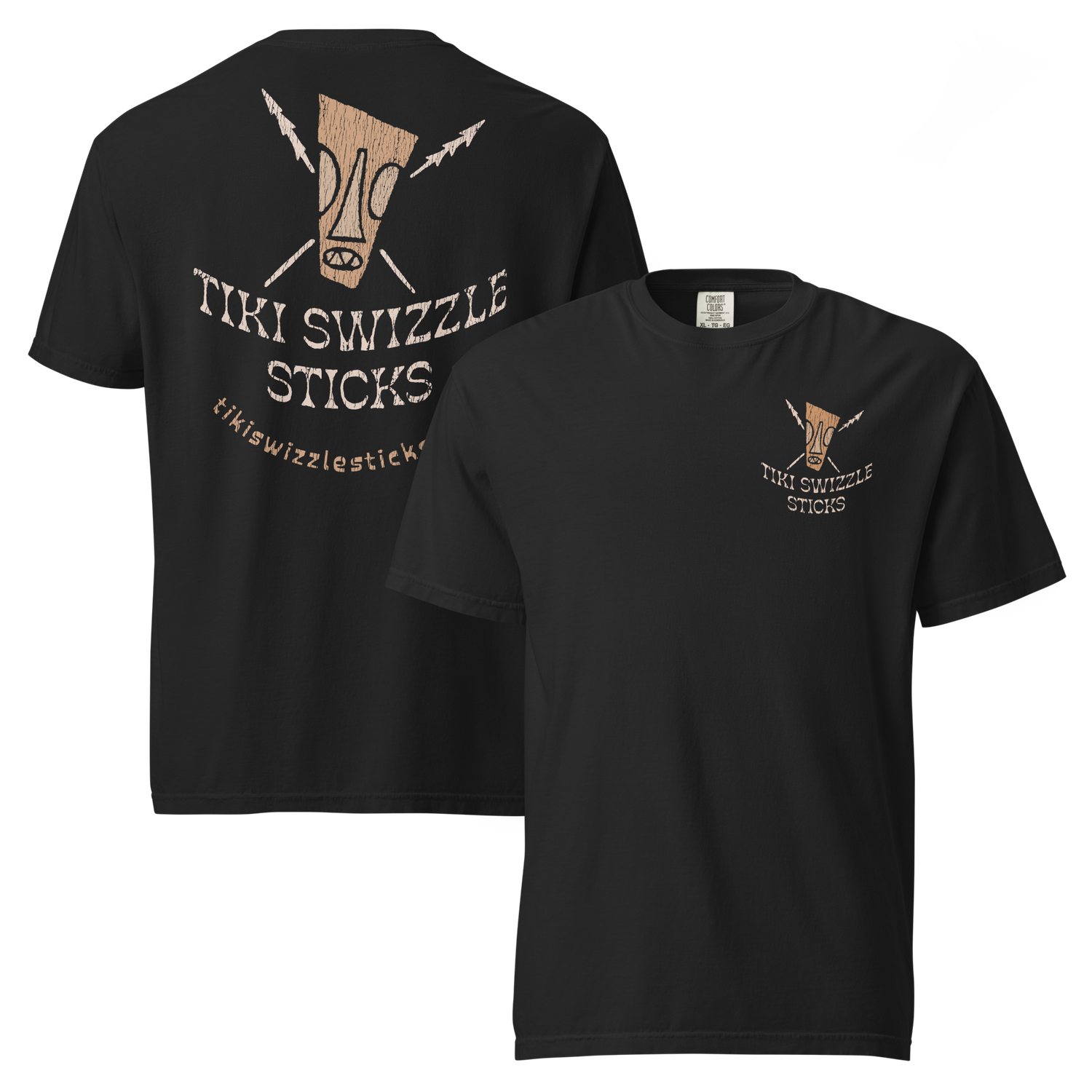 Tiki Swizzle Sticks Premium LOGO Tee